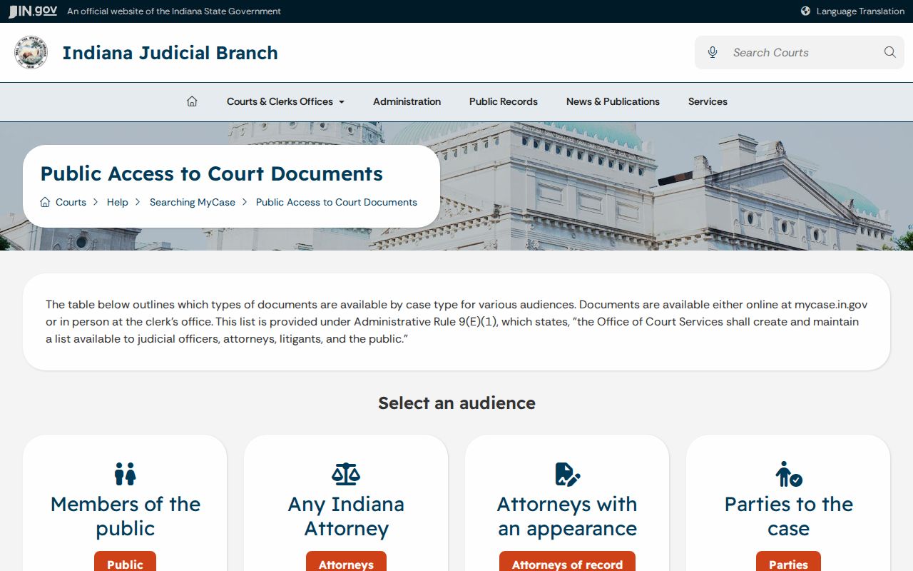 Knox County warrant record document access